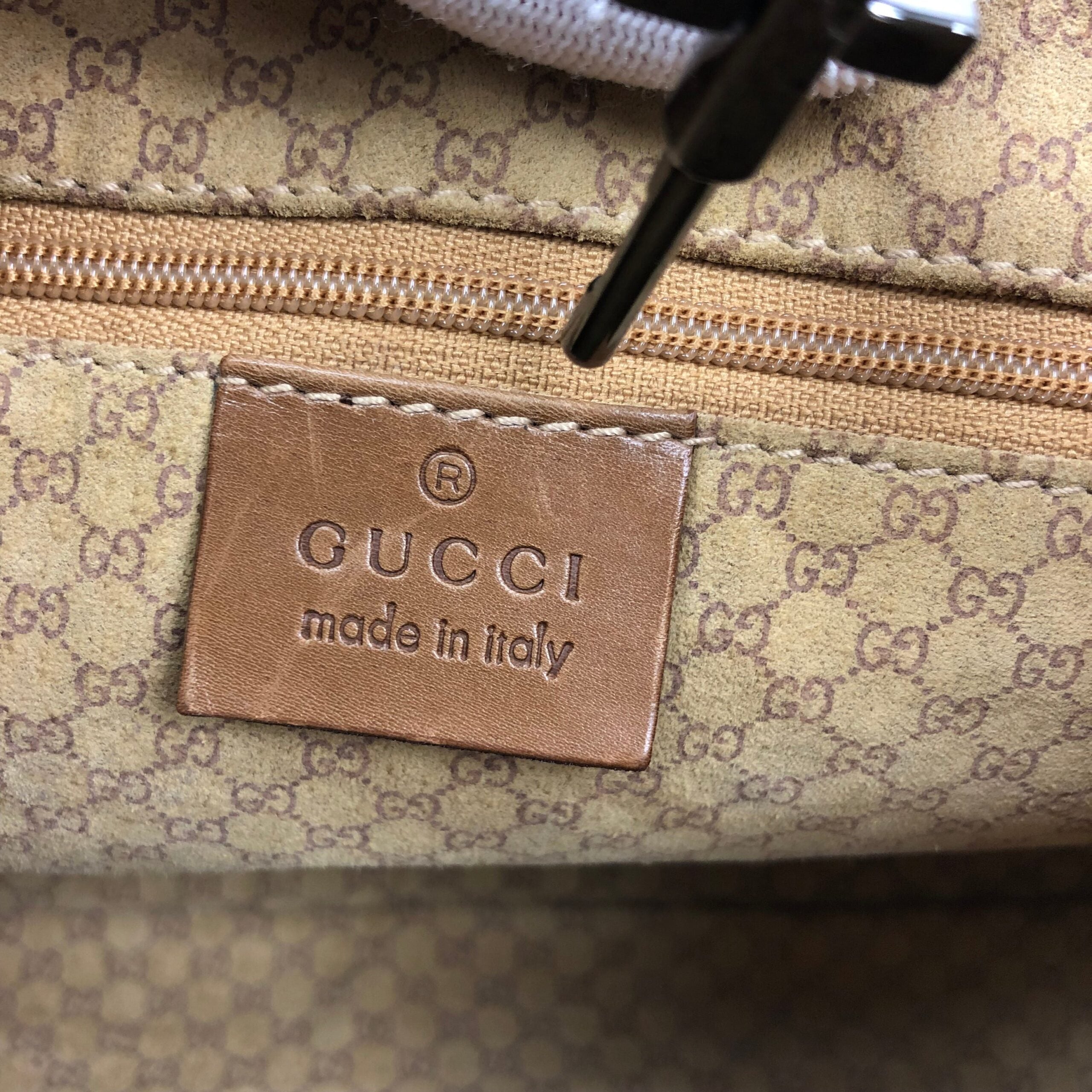 GUCCI JACKIE LEATHER SHOULDER BAG