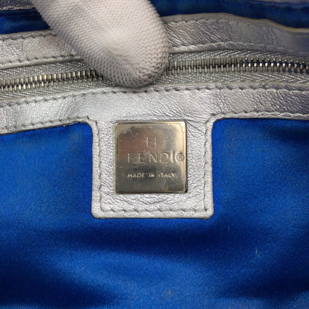 FENDI SILVER BAGUETTE BAG