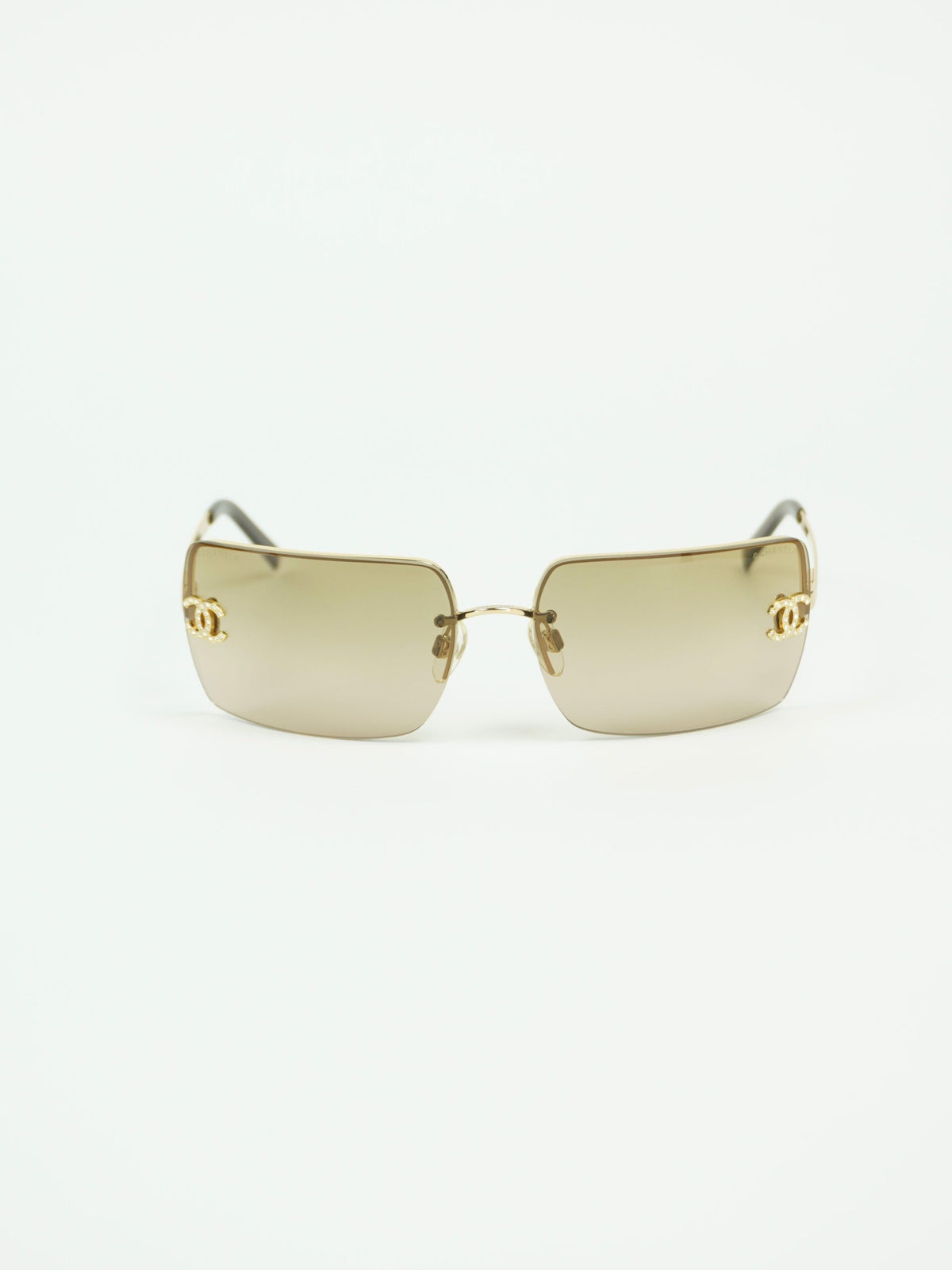 CHANEL RHINESTONE SUNGLASSES