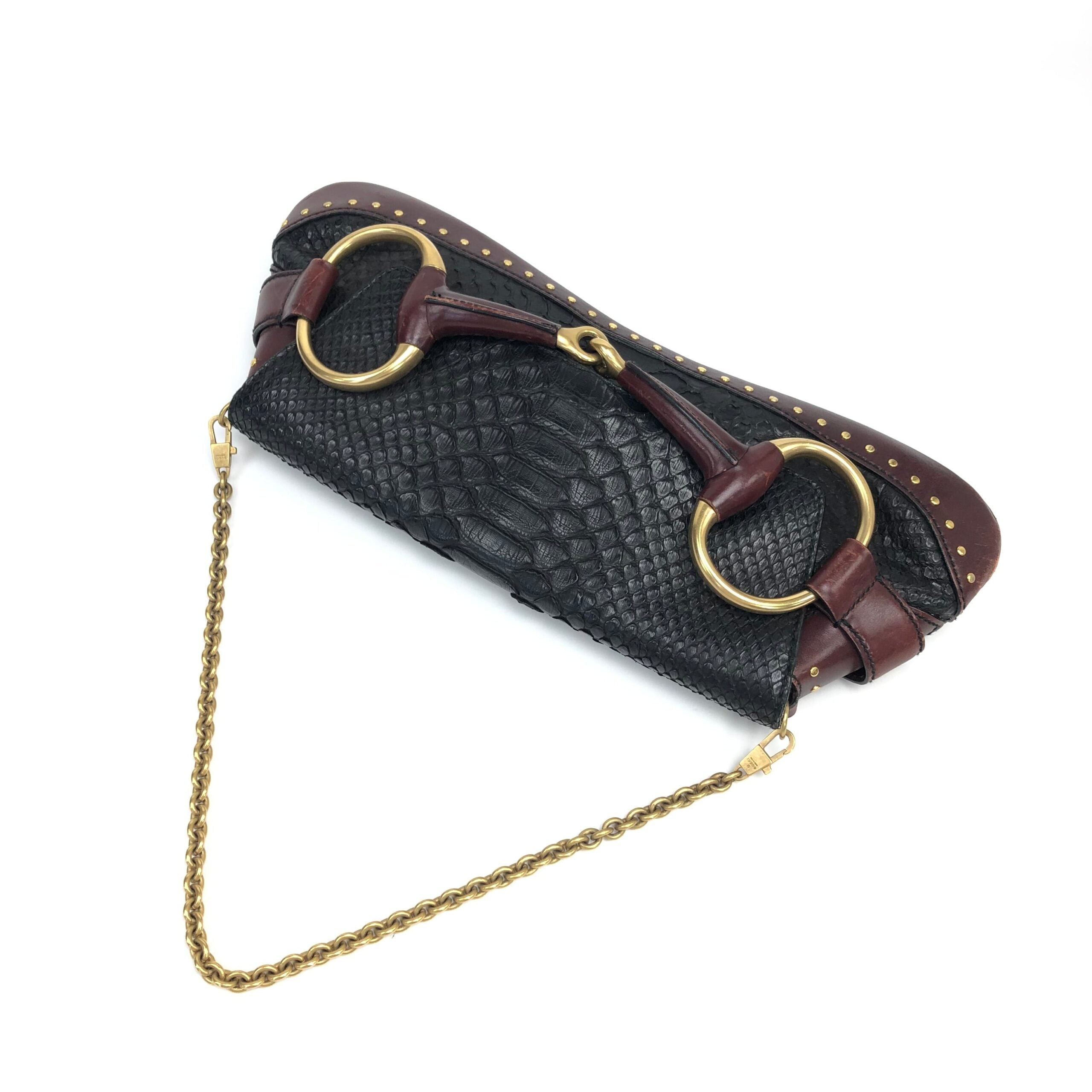 GUCCI HORSEBIT TOM FORD PYTHON CHAIN SHOULDER BAG