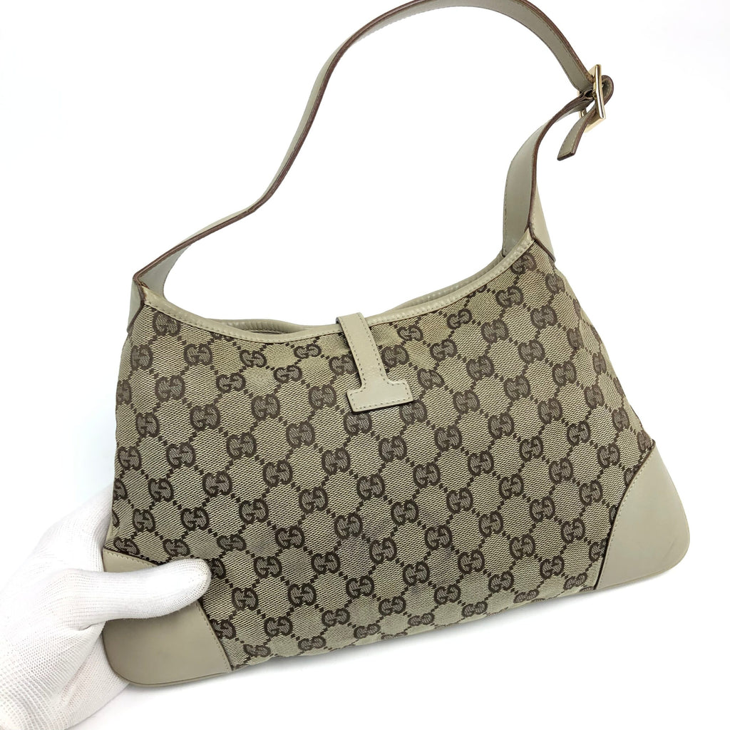 GUCCI MONOGRAM JACKIE SHOULDER BAG
