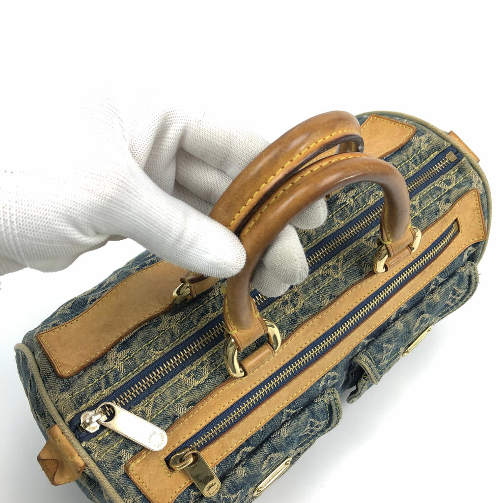 LOUIS VUITTON NEO SPEEDY DENIM BAG