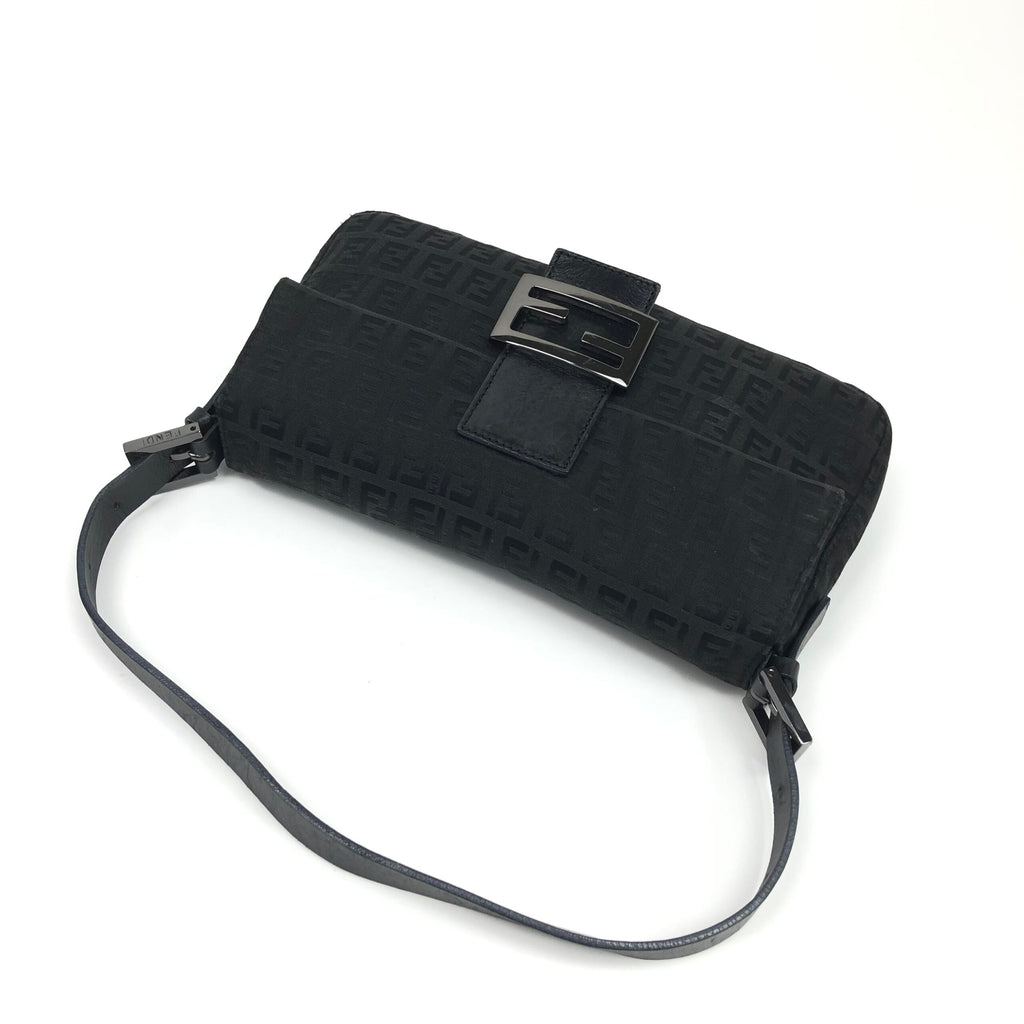 FENDI ZUCCA BAGUETTE SHOULDER BAG