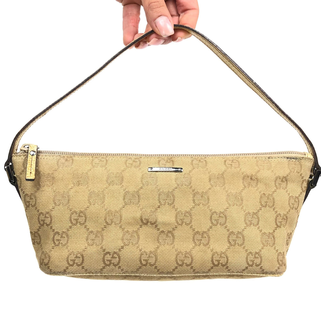 GUCCI MONOGRAM SHOULDER BAG