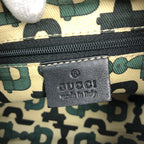 GUCCI MONOGRAM ABBEY LEATHER SHOULDER BAG