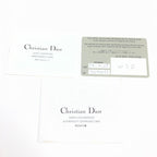 CHRISTIAN DIOR MONOGRAM SHOULDER BAG WITH SILVER DETAILING