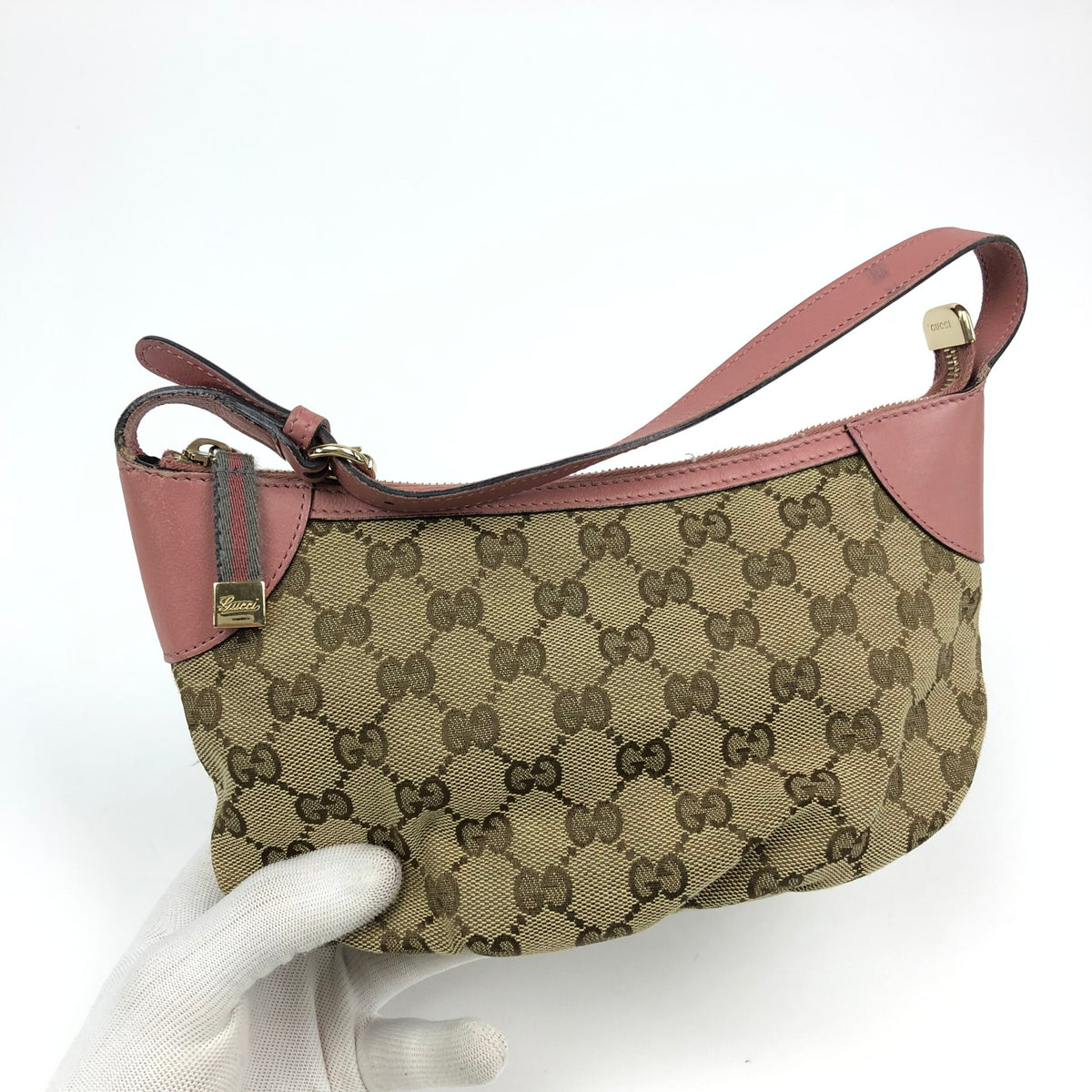 GUCCI MONOGRAM SHOULDER BAG