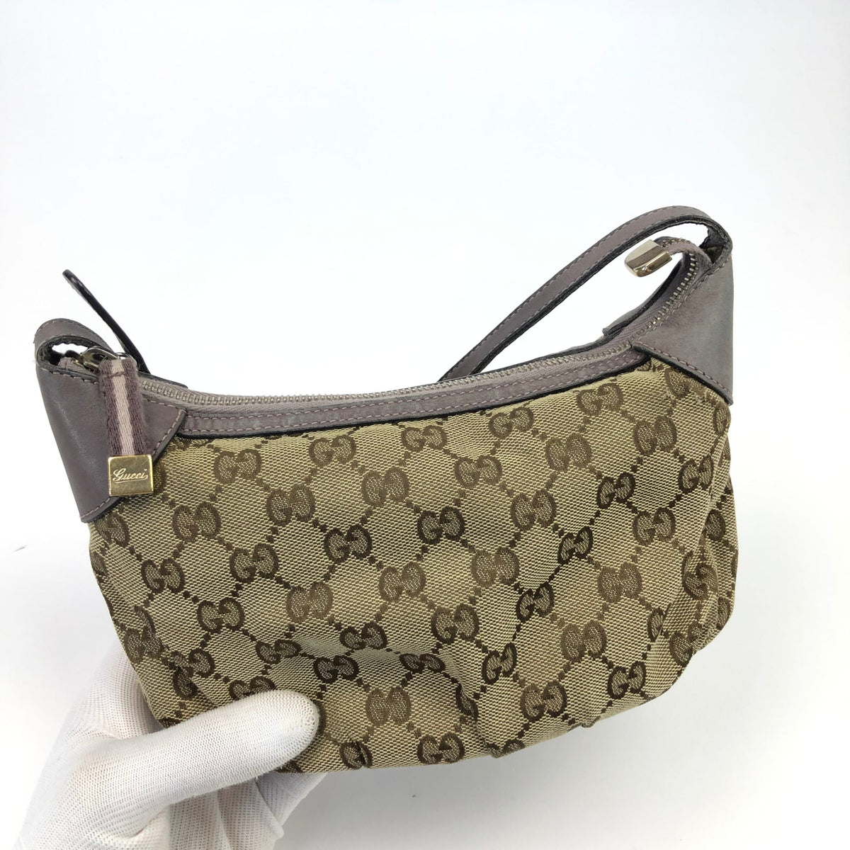GUCCI MONOGRAM SHOULDER BAG