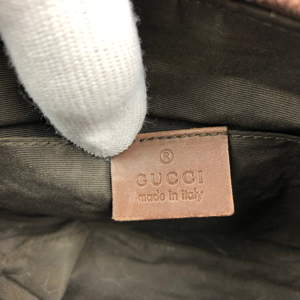 GUCCI MONOGRAM SHOULDER BAG