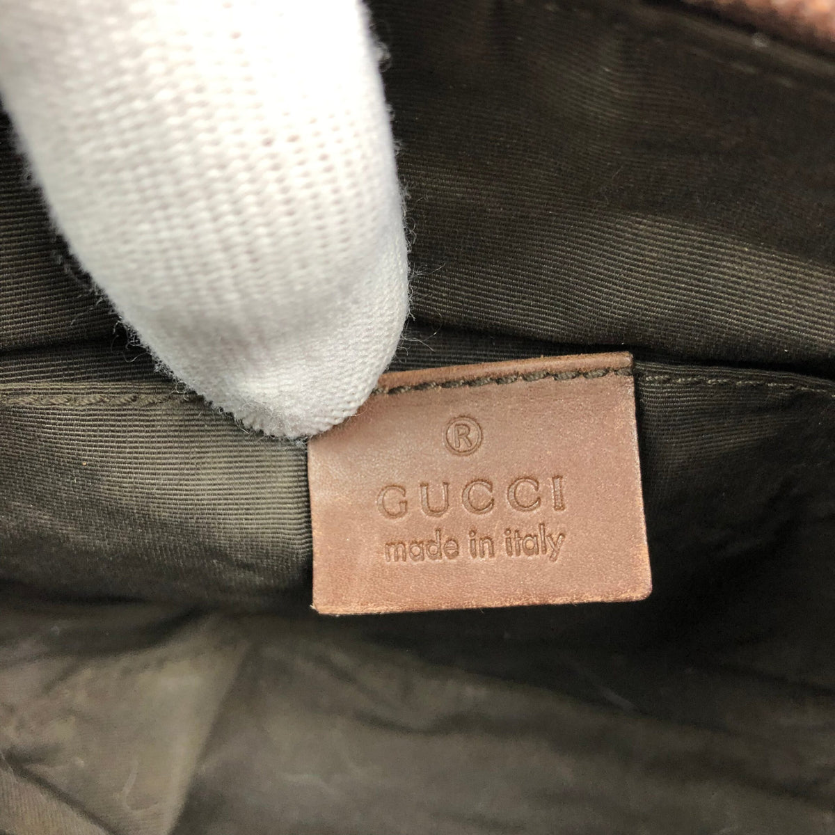 GUCCI MONOGRAM SHOULDER BAG