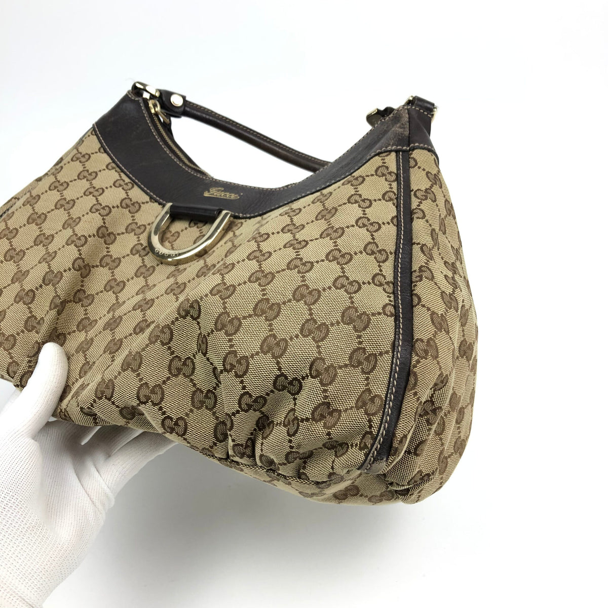 GUCCI MONOGRAM ABBEY SHOULDER BAG