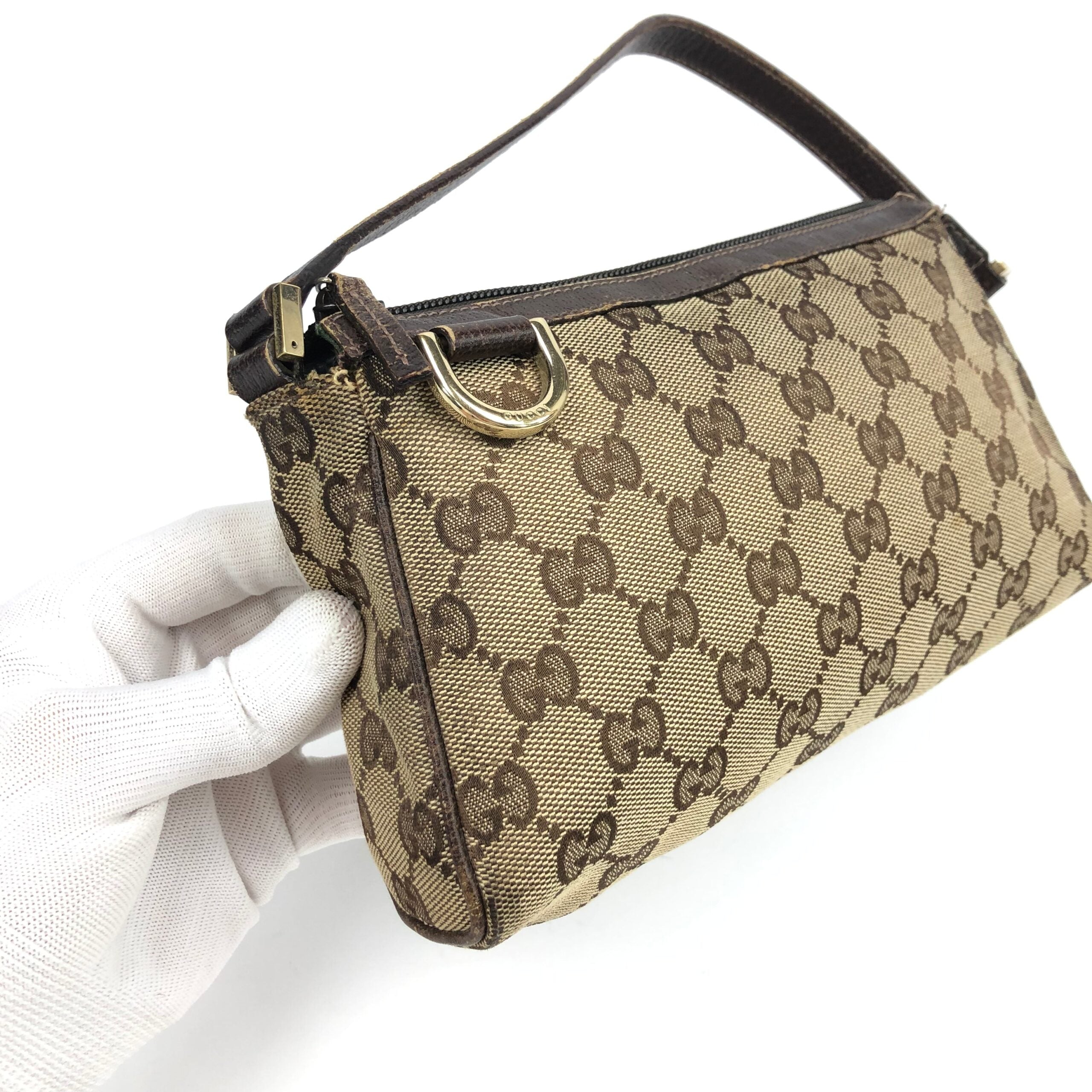GUCCI MONOGRAM SHOULDER BAG