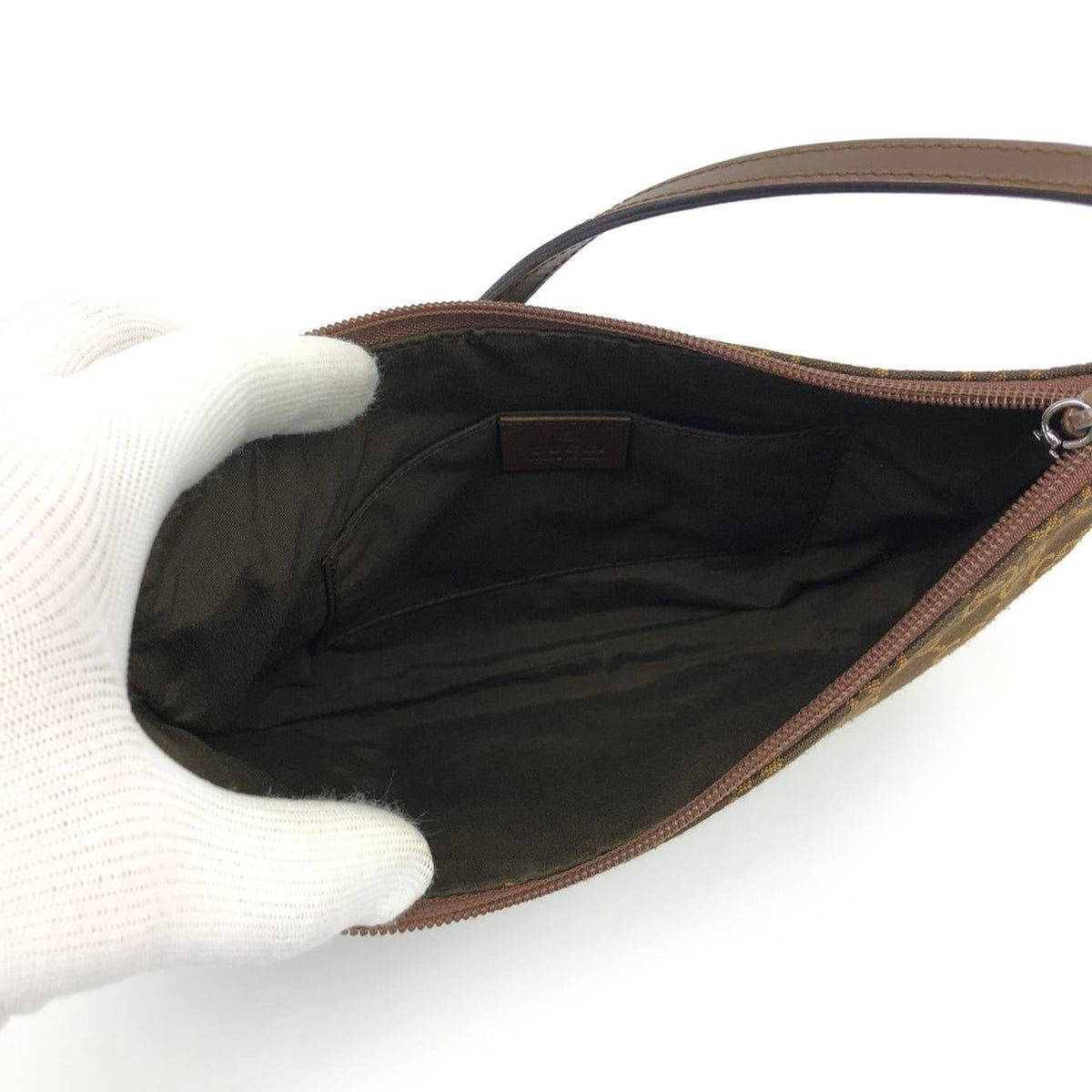 GUCCI MONOGRAM SHOULDER BAG