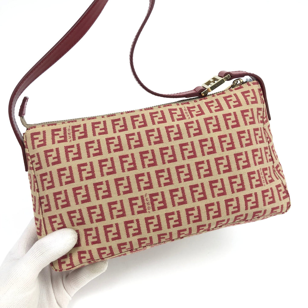 FENDI ZUCCA SHOULDER BAG