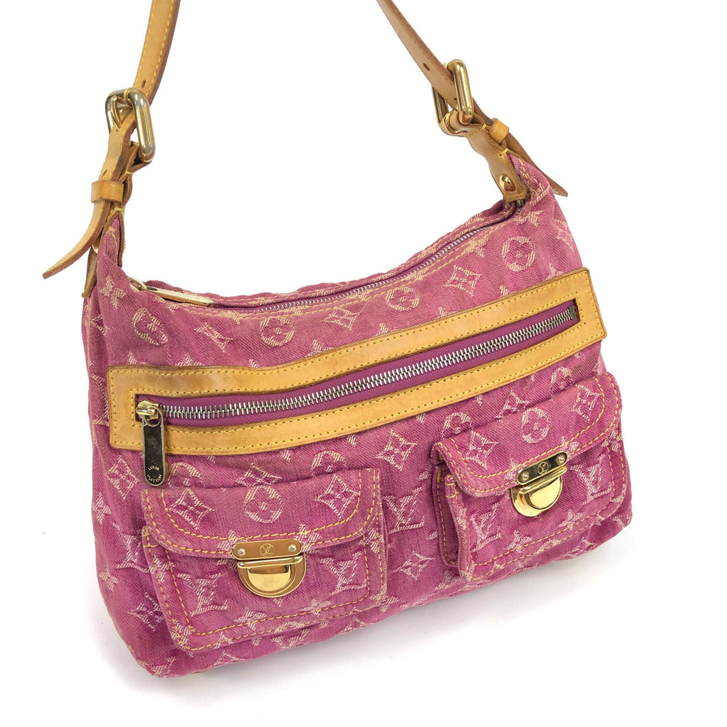 LOUIS VUITTON BAGGY PM DENIM SHOULDER BAG