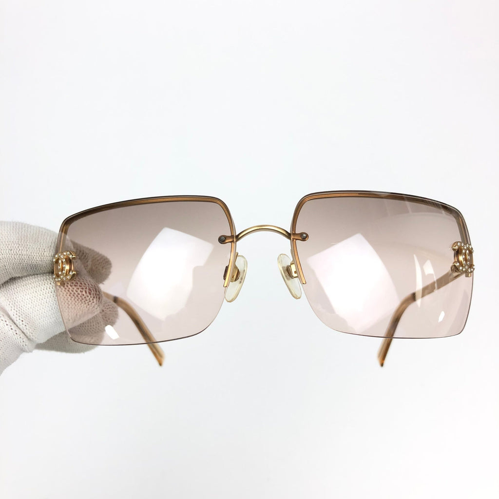 CHANEL RIMLESS SUNGLASSES
