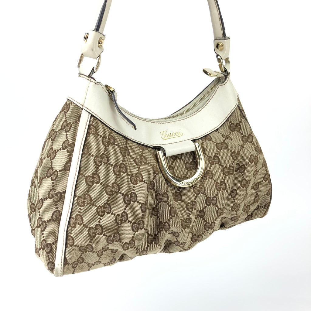 GUCCI ABBEY MONOGRAM SHOULDER BAG