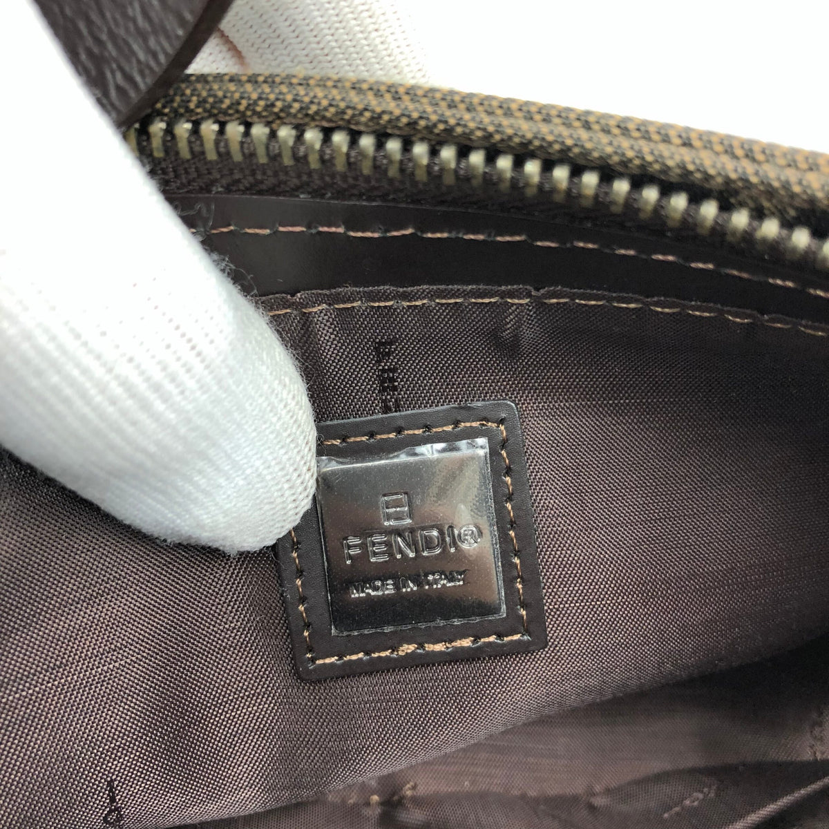 FENDI ZUCCA SHOULDER BAG