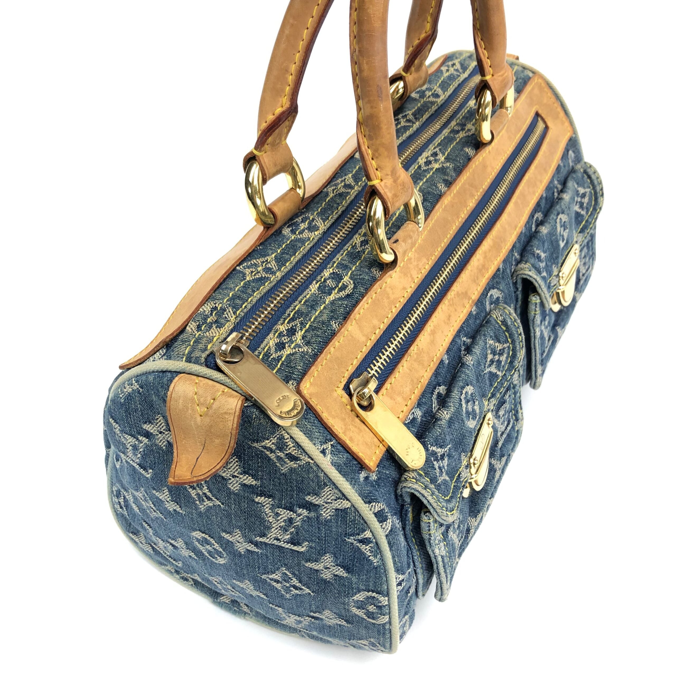 LOUIS VUITTON NEO SPEEDY DENIM BAG