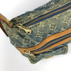 LOUIS VUITTON BAGGY PM DENIM SHOULDER BAG