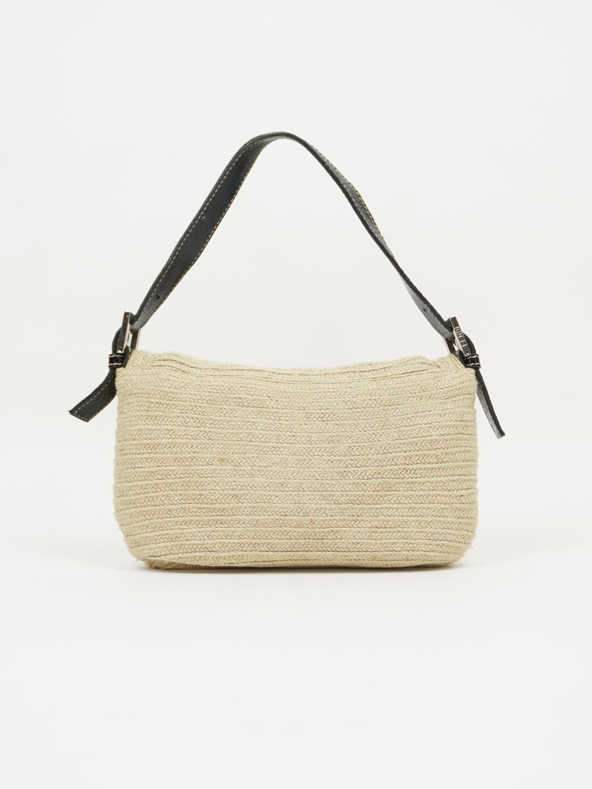 FENDI CROCHET BAGUETTE WITH DIAMANTÉ BUCKLE