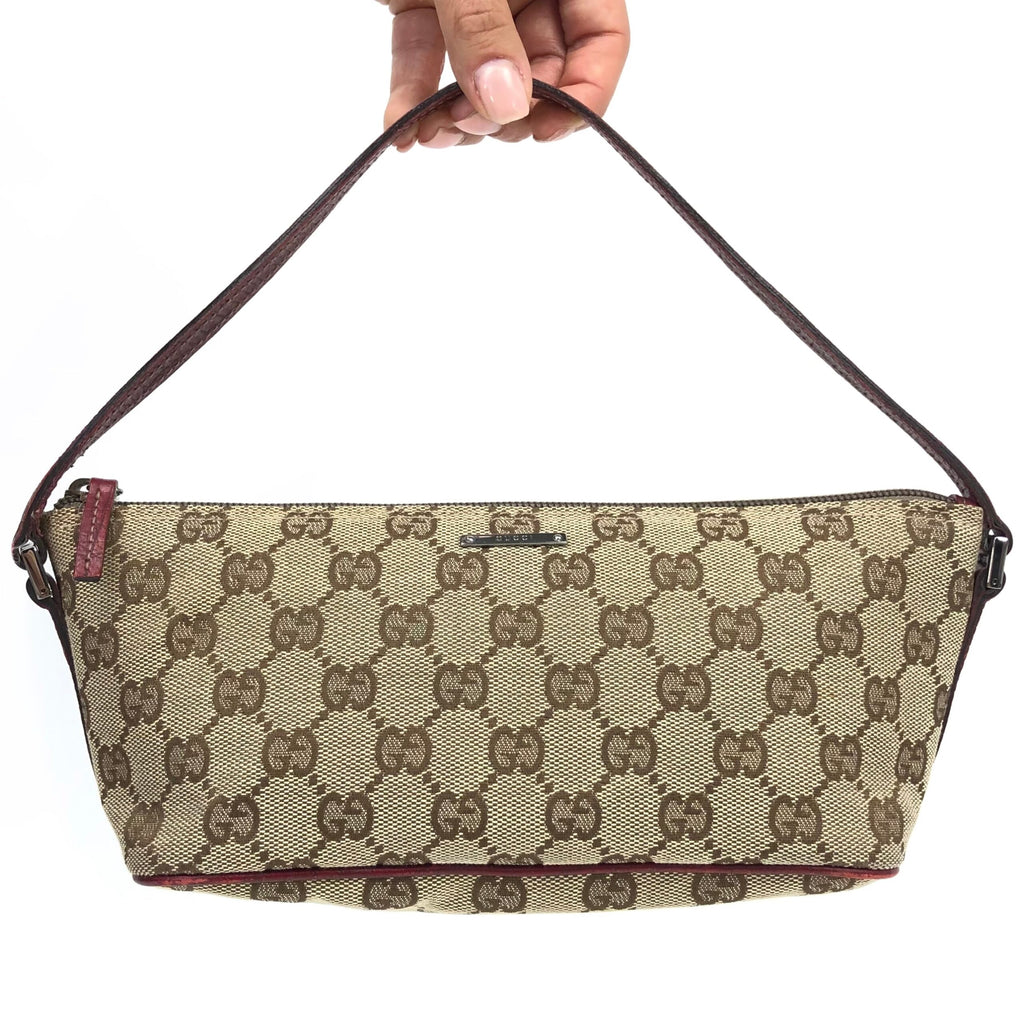 GUCCI MONOGRAM SHOULDER BAG
