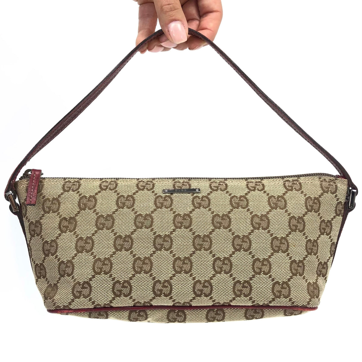 GUCCI MONOGRAM SHOULDER BAG
