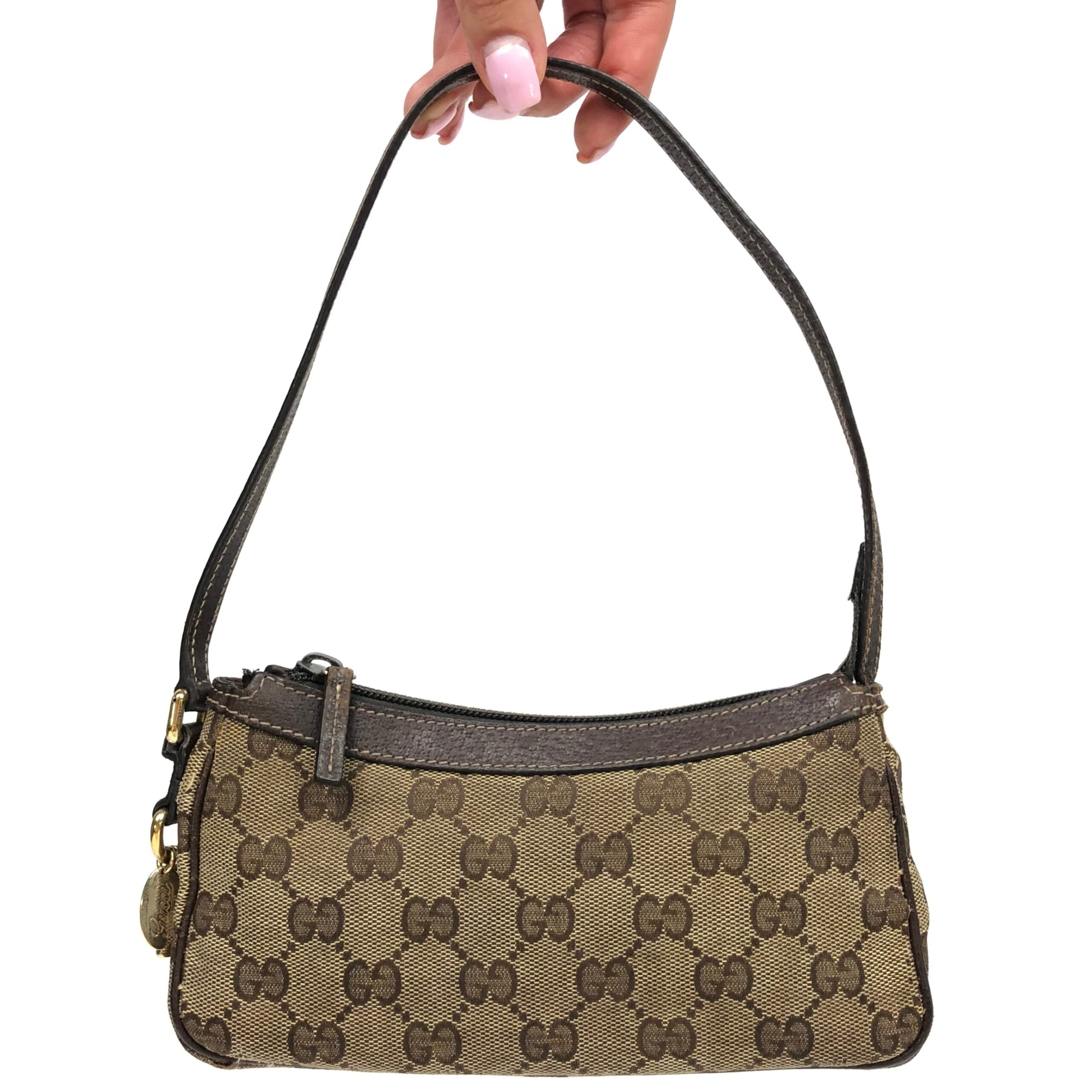 GUCCI MONOGRAM SHOULDER BAG