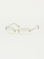 CHANEL RIMLESS SUNGLASSES