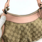 GUCCI ABBEY MONOGRAM SHOULDER BAG