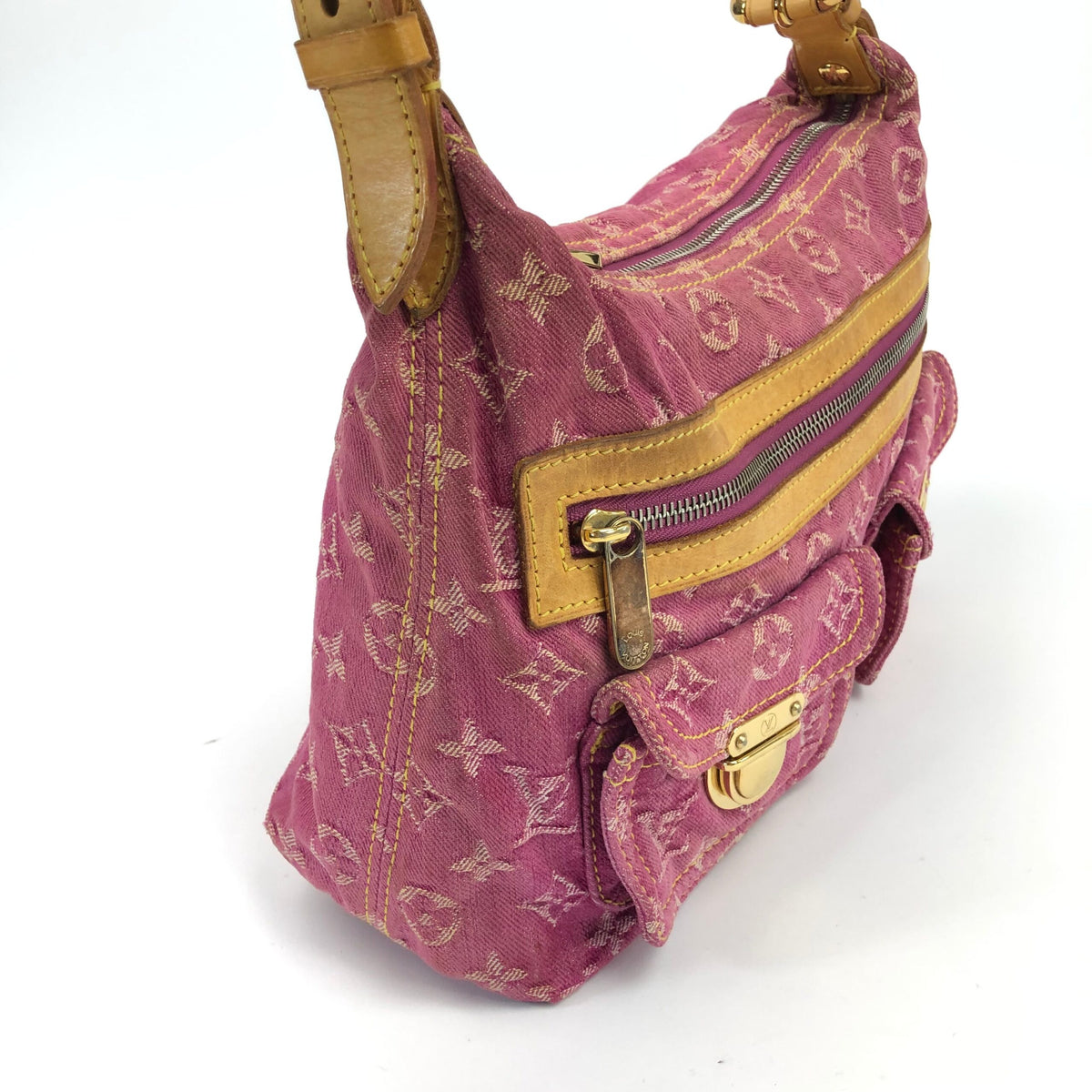 LOUIS VUITTON BAGGY PM DENIM SHOULDER BAG