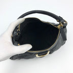 GUCCI MONOGRAM ABBEY LEATHER SHOULDER BAG