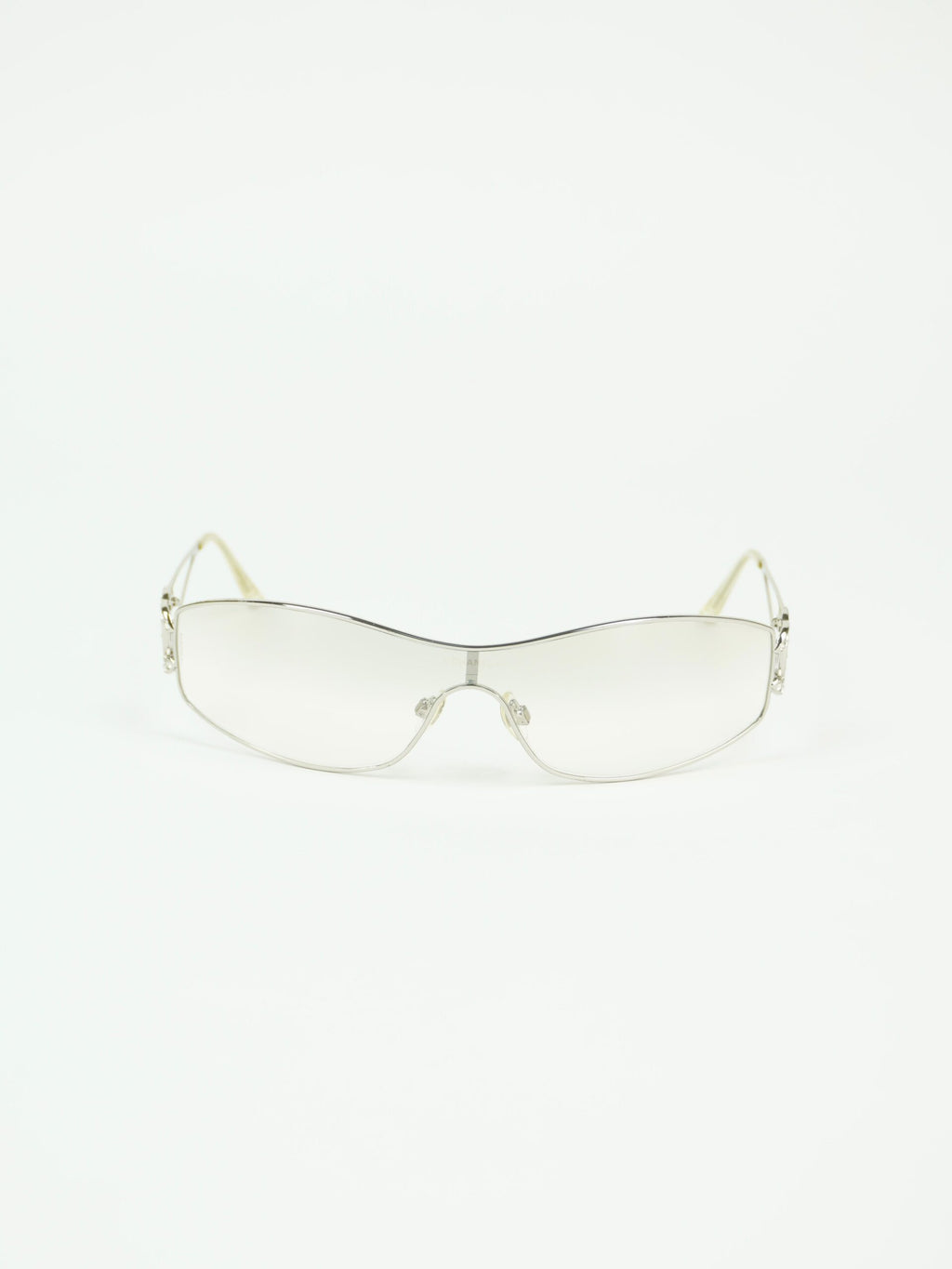 CHANEL RHINESTONE CC LOGO SUNGLASSES