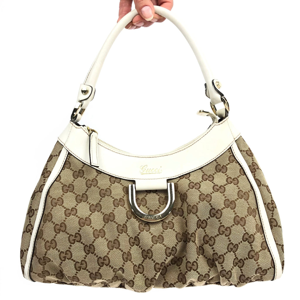 GUCCI MONOGRAM ABBEY SHOULDER BAG