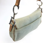 CHRISTIAN DIOR DENIM DOUBLE SADDLE BAG