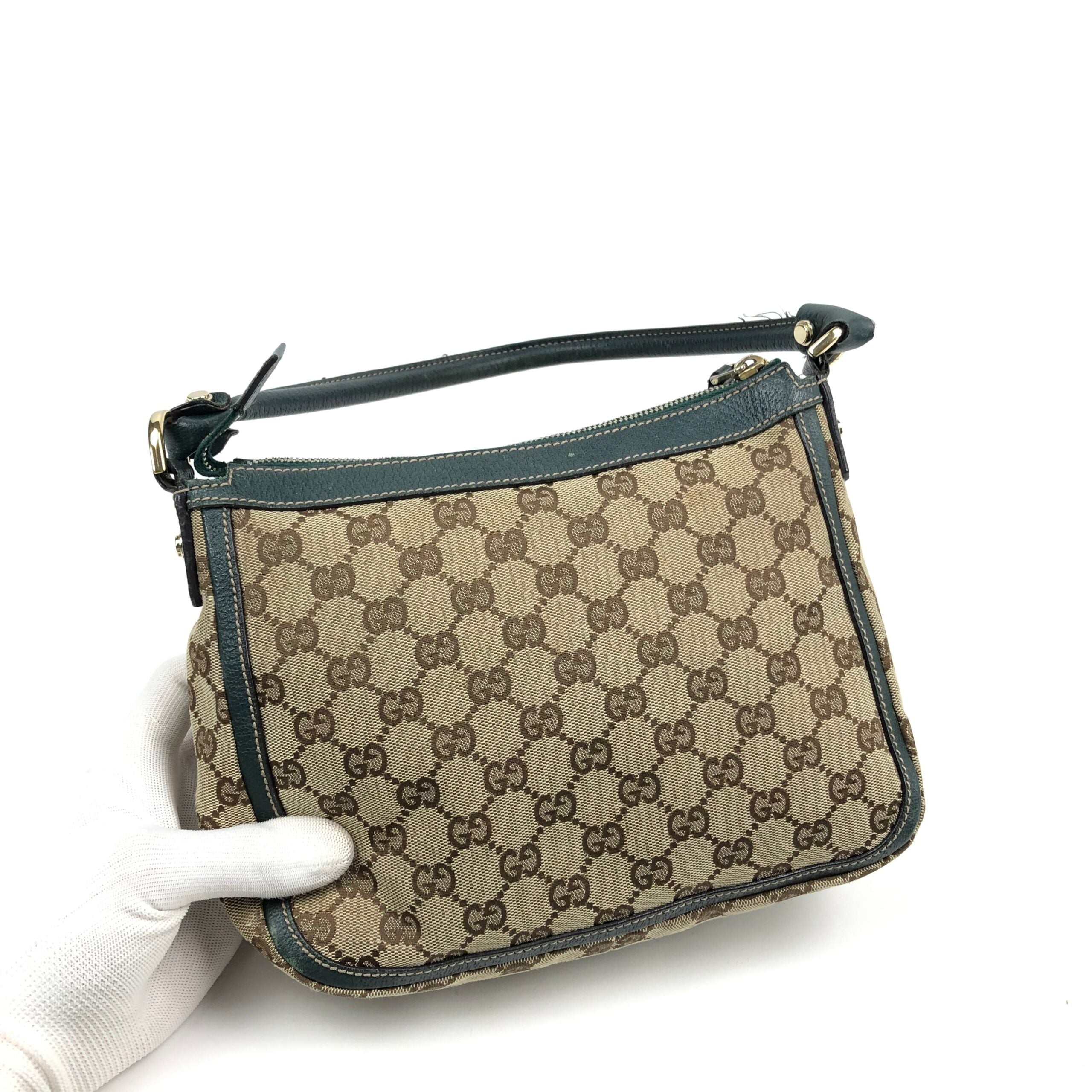 GUCCI MONOGRAM SHOULDER BAG