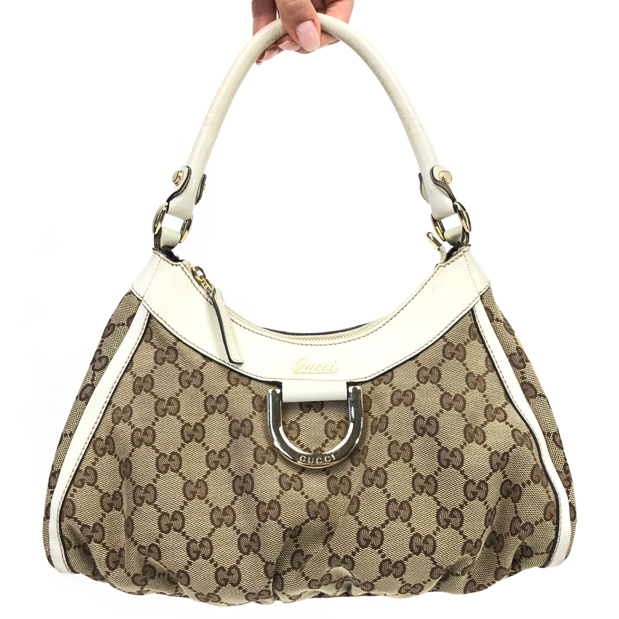 GUCCI MONOGRAM ABBEY SHOULDER BAG