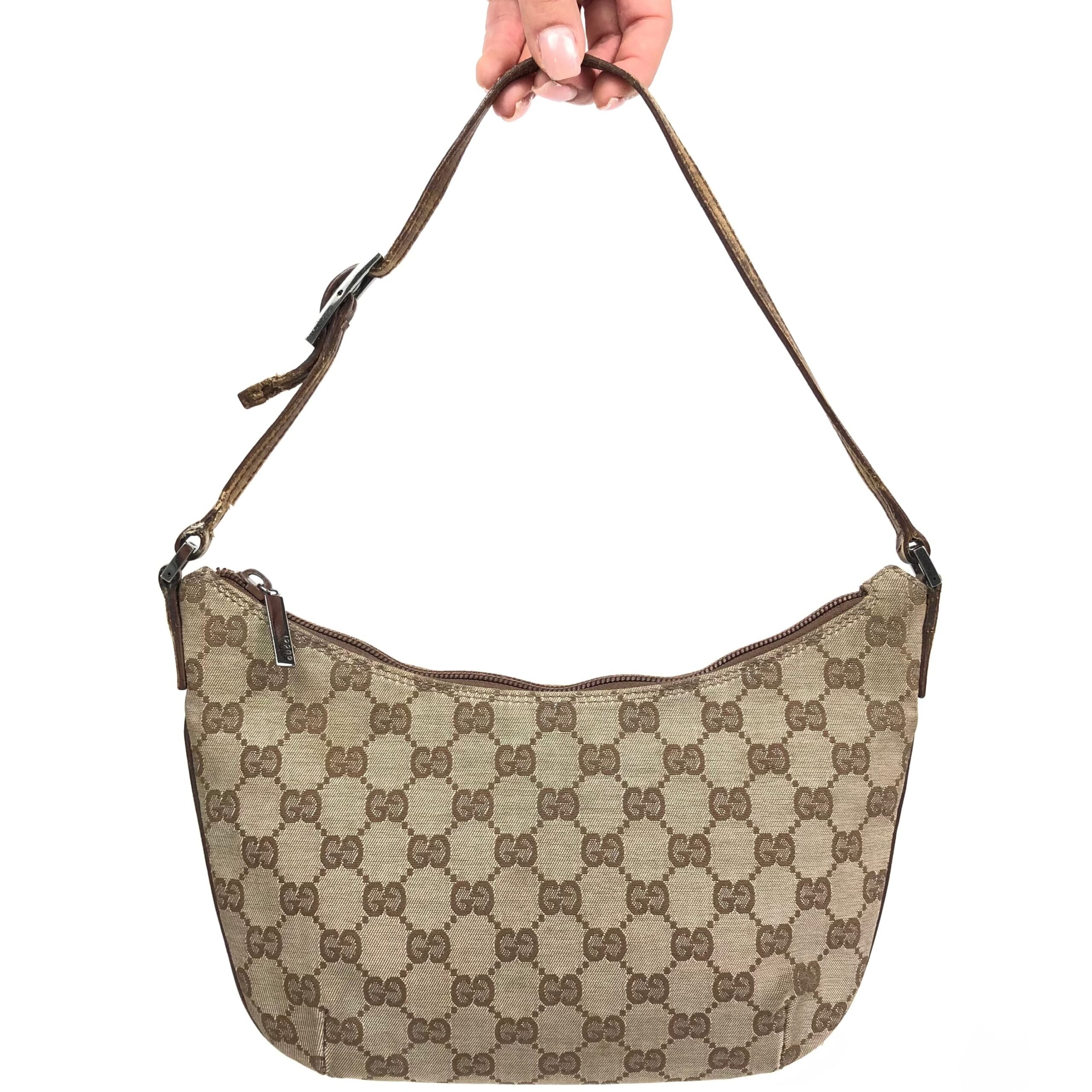 GUCCI MONOGRAM SHOULDER BAG