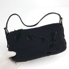 FENDI BAGUETTE WITH CALF HAIR AND BEADED DETAILING