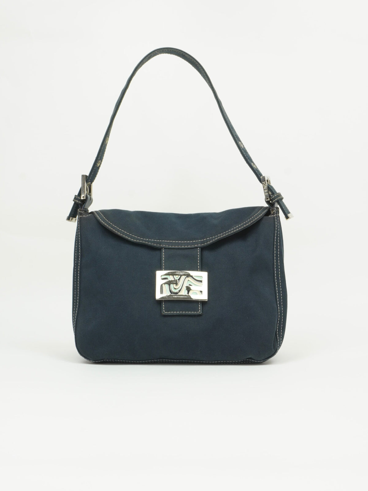 FENDI BAGUETTE WITH MARBLE BUCKLE