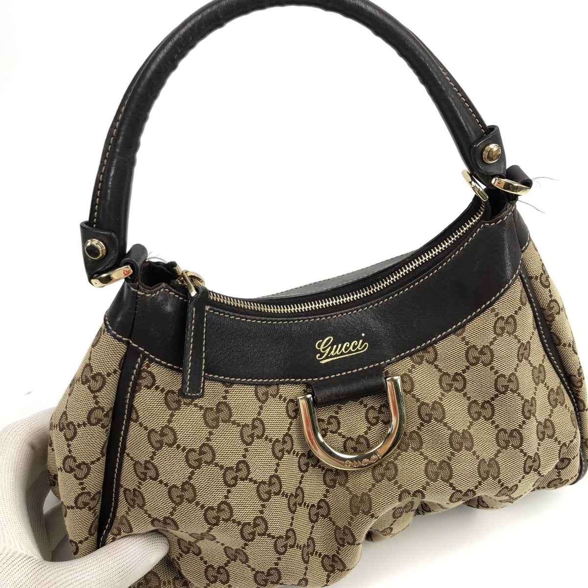 GUCCI MONOGRAM ABBEY SHOULDER BAG