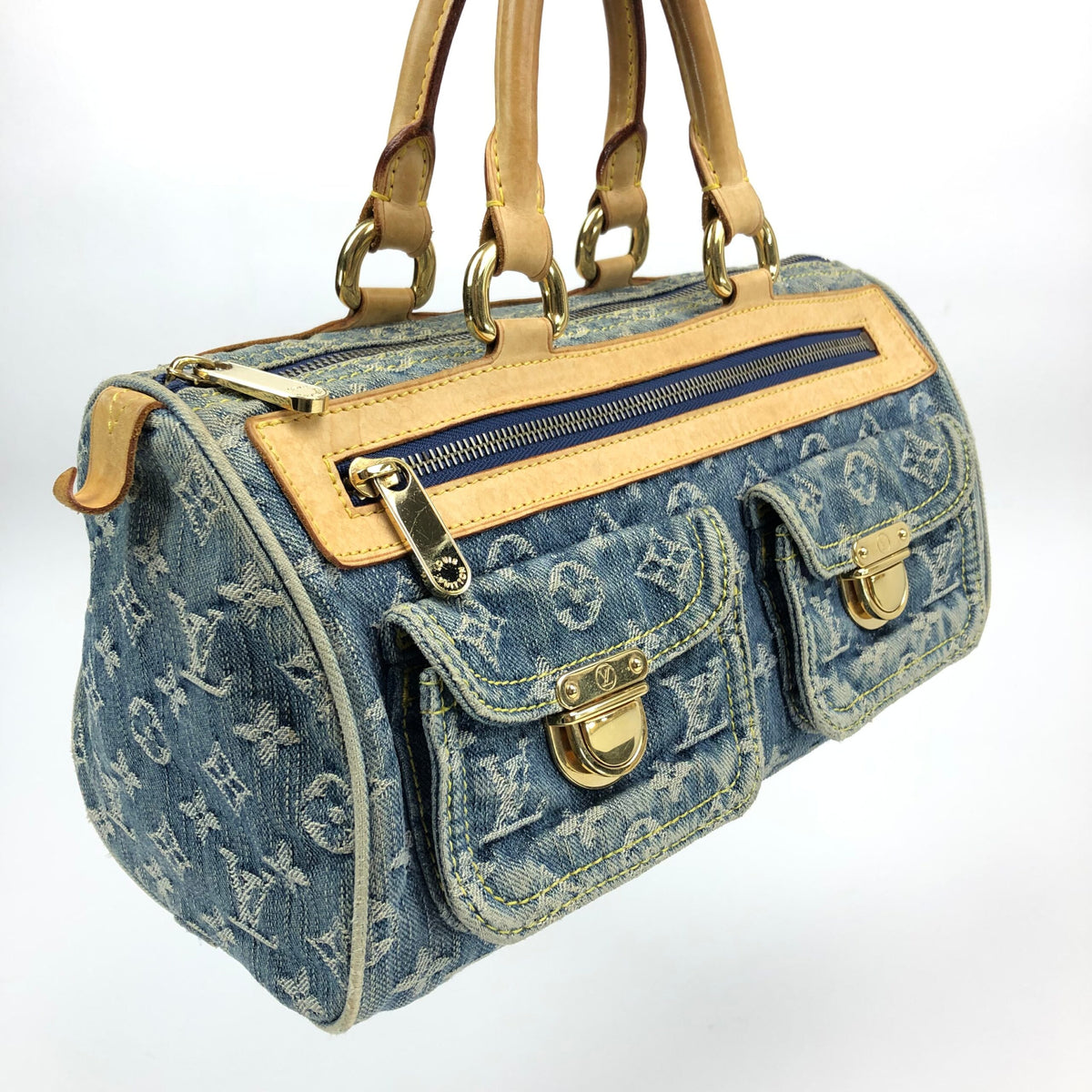 LOUIS VUITTON NEO SPEEDY DENIM BAG