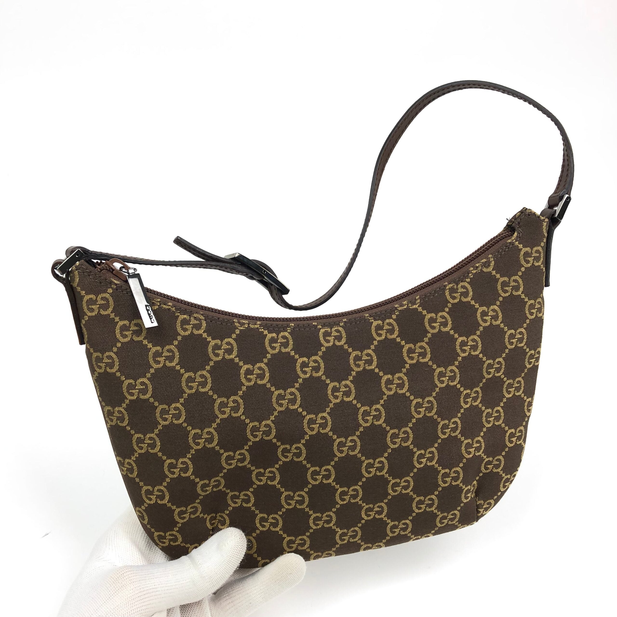 GUCCI MONOGRAM SHOULDER BAG