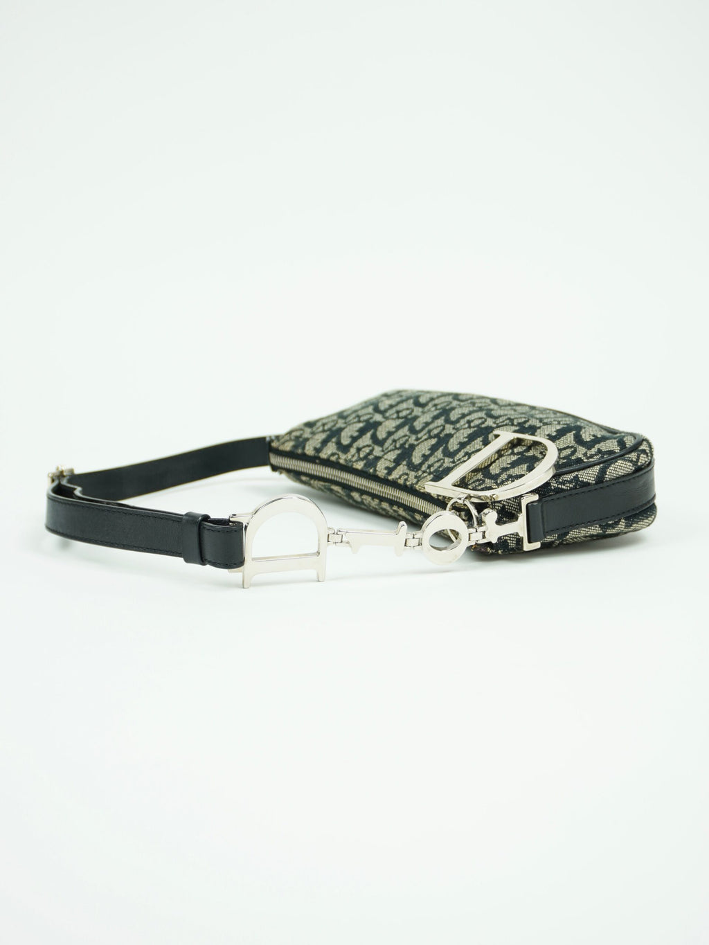 CHRISTIAN DIOR BAG WITH SILVER HARDWARE