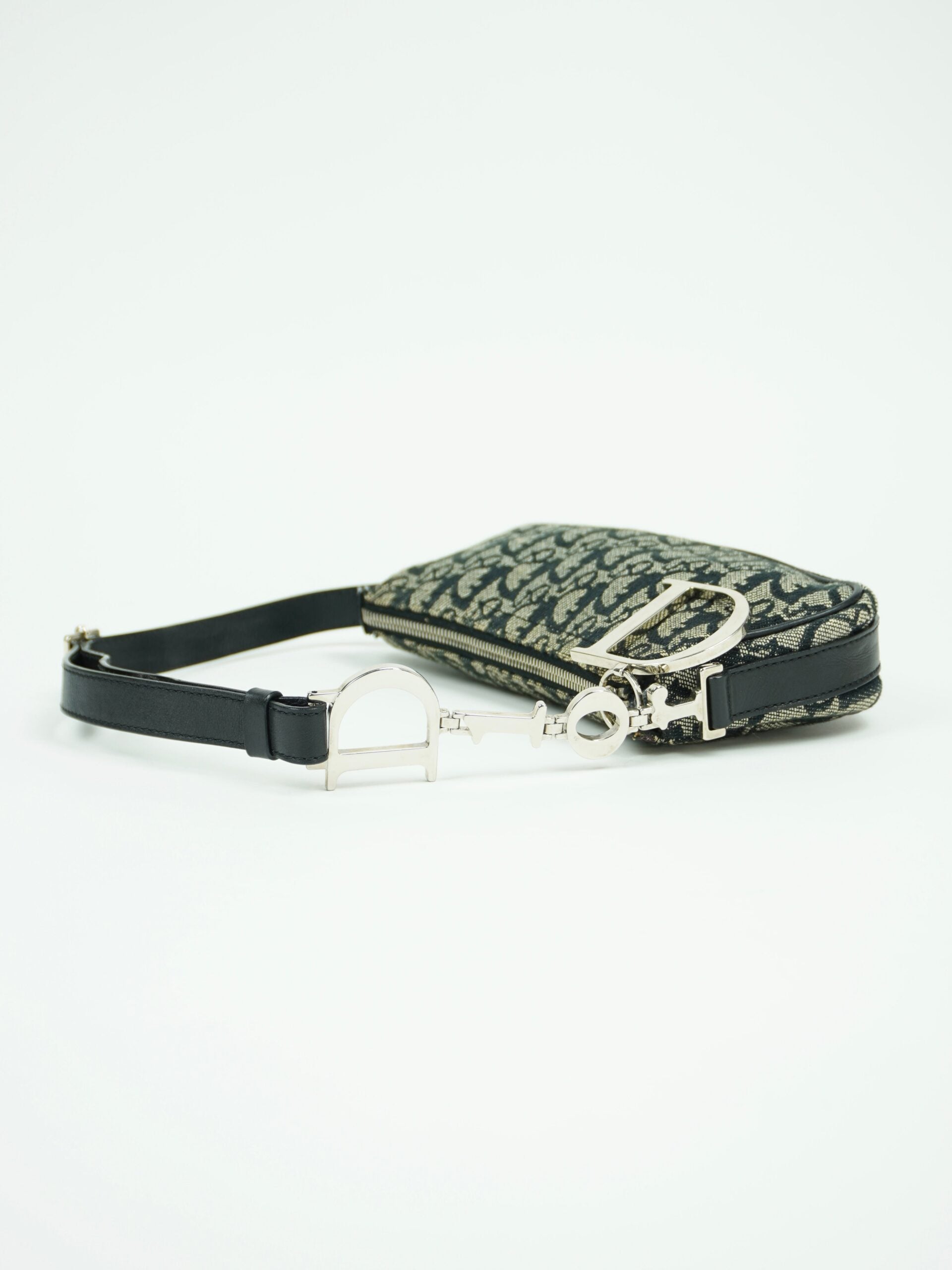 CHRISTIAN DIOR BAG WITH SILVER HARDWARE