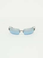 CHANEL RIMLESS RHINESTONE SUNGLASSES