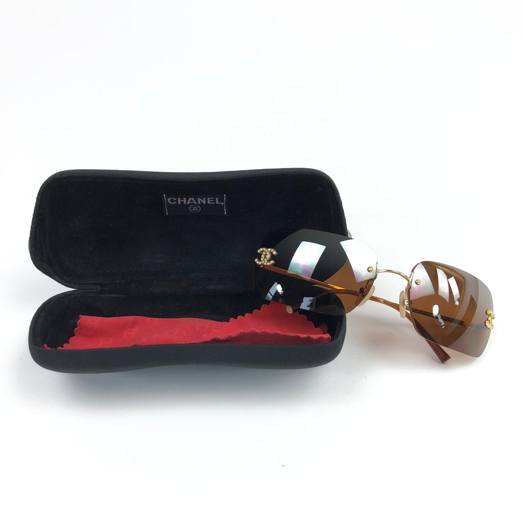 CHANEL RIMLESS SUNGLASSES