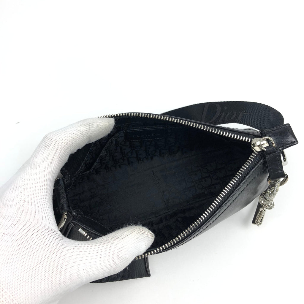 CHRISTIAN DIOR HARDCORE LEATHER SHOULDER BAG