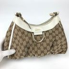 GUCCI ABBEY MONOGRAM SHOULDER BAG