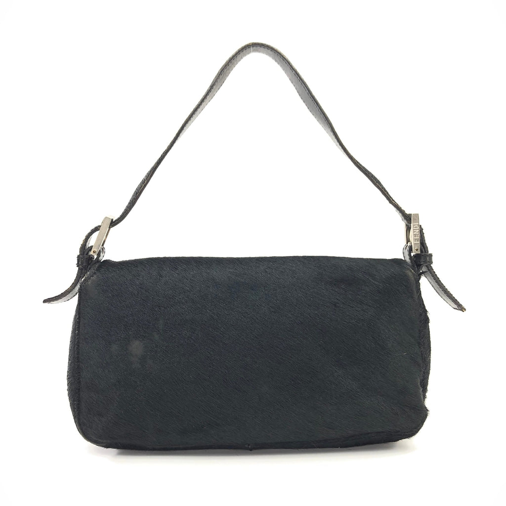 FENDI CALF HAIR BAGUETTE BAG
